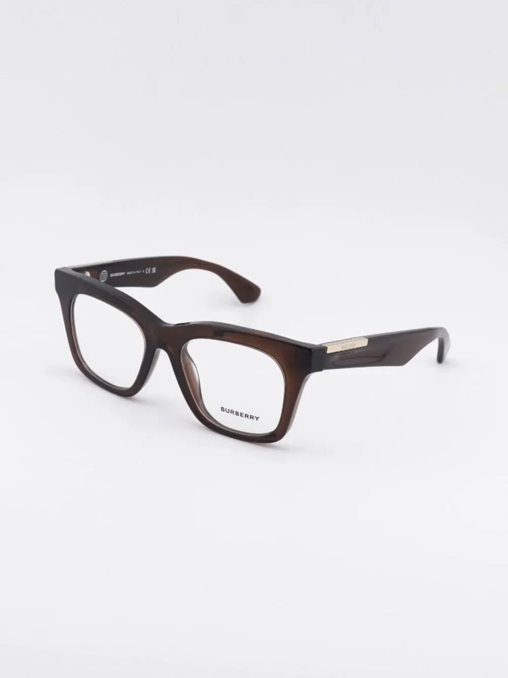 Burberry BE2407 4116 Eyeglasses Brown 51mm Square Frame